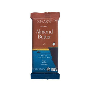 Sjaak's Organic Chocolates - Almond Butter Melk® Chocolate Humboldt Bar, 57g