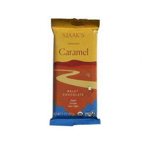 Sjaak's Organic Chocolates - Caramel Melk® Chocolate Humboldt Bar, 57g