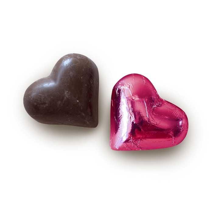 Sjaak's Organic Chocolates - Cherry Dark Chocolate Hearts 3lb - front