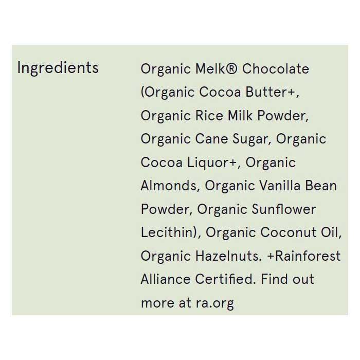 Sjaak's Organic Chocolates - Hazelnut Butter Melk® Chocolate Bites - 1360g - back