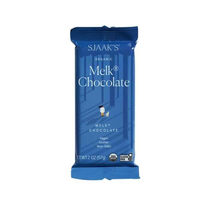 Sjaak's Organic Chocolates - Melk Chocolate Humboldt Bar, 57g