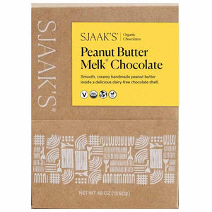 Sjaak's Organic Chocolates - Peanut Butter Melk® Chocolate Bites, 1360g