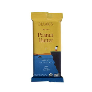 Sjaak's Organic Chocolates - Peanut Butter Melk® Chocolate Humboldt Bar, 57g