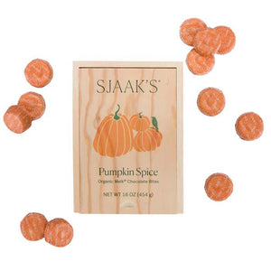 Sjaak's Organic Chocolates - Pumpkin Spice Melk Chocolate Bites, 454g