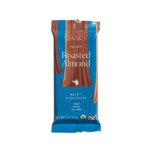 Sjaak's Organic Chocolates - Roasted Almond Melk® Chocolate Humboldt Bar, 57g