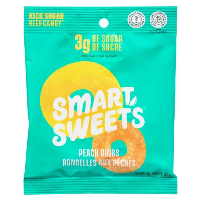 SmartSweets Inc. - Smart Sweets Candy Peach Rings, 50g