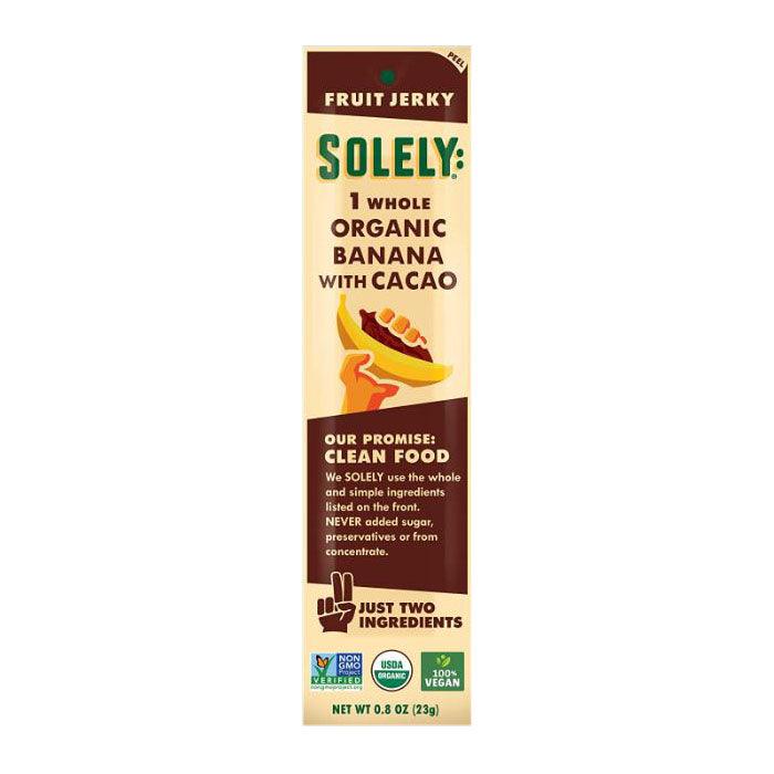 Solely - Organic Fruit Jerky - Banana with Cacao, 23g