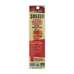 Solely - Organic Fruit Jerky with Chili & Salt, 23g | Multiple Flavours