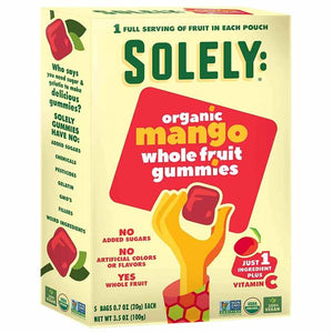 Solely - Whole Fruit Gummies, 100g | Multiple Flavours