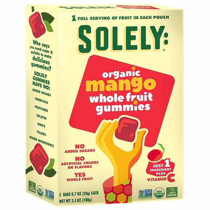 Solely - Whole Fruit Gummies - Mango Whole Fruit Gummies, 100g