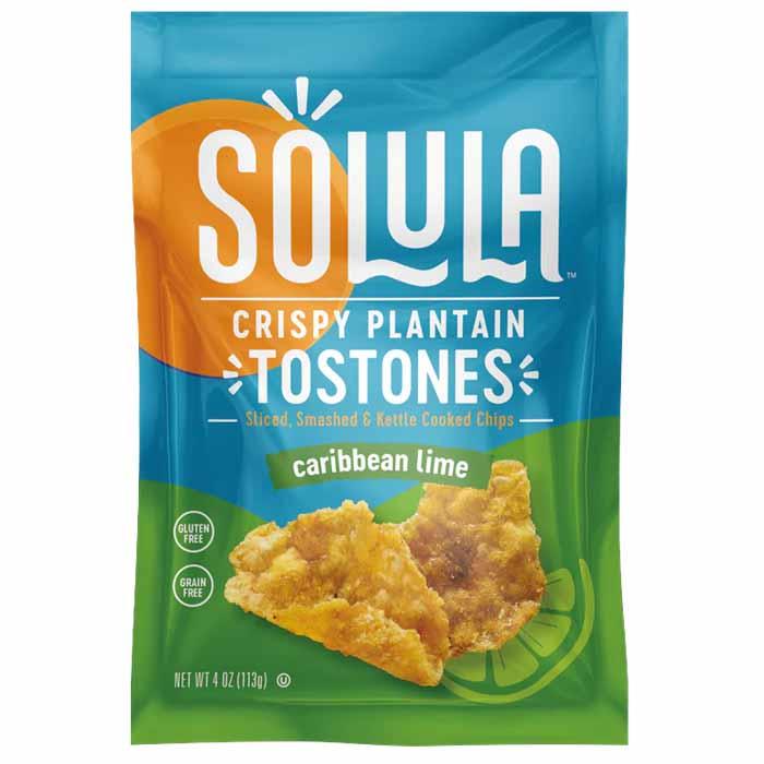 Solula - Crispy Plantain Tostones - Caribbean Lime, 113g