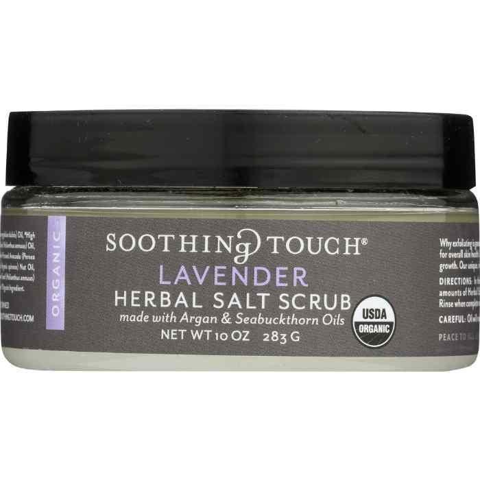 Soothing Touch - Lavender Salt Scrub, 10oz- Beauty & Personal Care 1