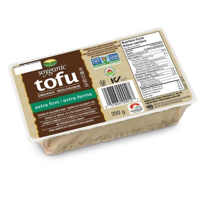 Soyganic (Sunrise) -Extra Firm Tofu 350g - Front