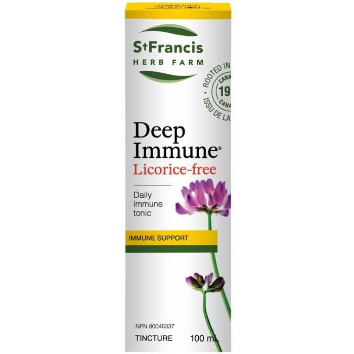 St. Francis Herb Farm - Deep Immune Licorice-Free Tincture 100ml - front