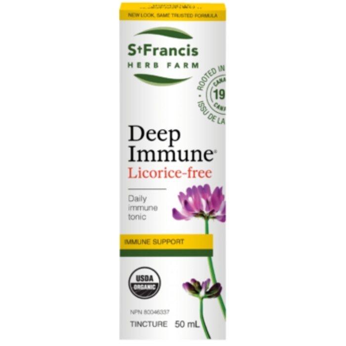 St. Francis Herb Farm - Deep Immune Licorice-Free Tincture 50ml - front