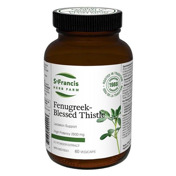 St. Francis Herb Farm - Fenugreek - Blessed Thistle (51 Extract), 60 capsules