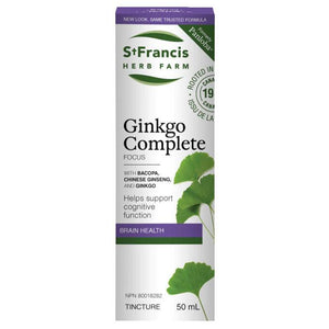 St. Francis Herb Farm - Ginkgo Complete Tincture, 50ml