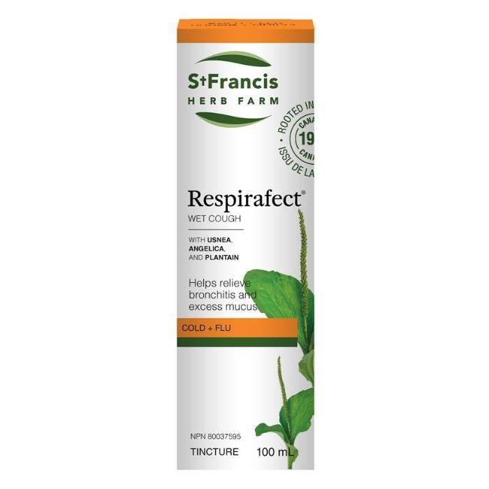 St. Francis Herb Farm - Respirafect Tincture 100ml - front