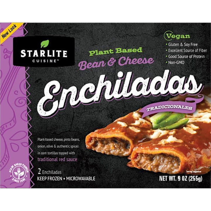 Starlite Cuisine - Vegan Enchiladas De Queso, 9 oz- Pantry 1