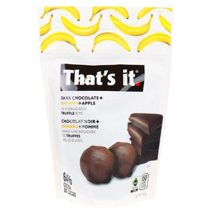 That's it. - Organic Dark Chocolate Apple Truffle Bites, 142g