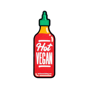 The Herbivore Clothing Company - Hot Vegan Die Cut Sticker