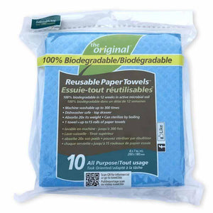 The Original - All Purpose Biodegradable Reusable Paper Towels, 10 Sheets