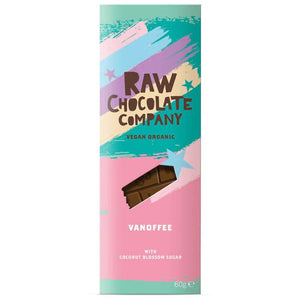 The Raw Chocolate Company - Organic Vanoffee Chocolate Bar, 60g