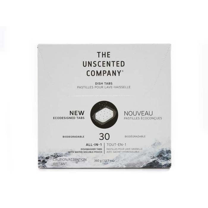 The Unscented Co. - Ecodesigned Dish Tabs, 30ct - Front
