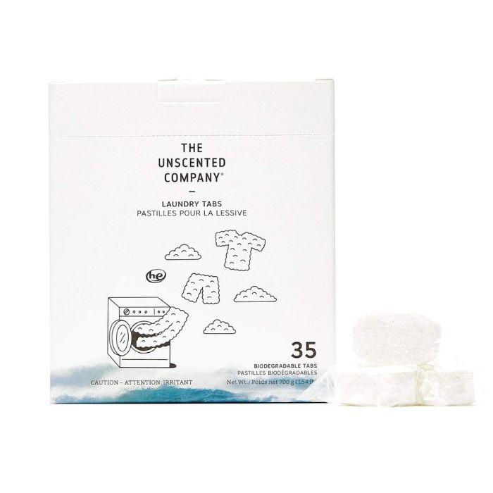 The Unscented Co. - Laundry Tabs Water Soluble, 35ct - front