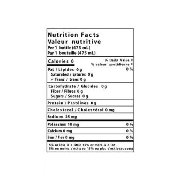 Thrive Remedies - Organic Adaptogenic Teas, 475ml Calm Tea Hibiscus - nutrition facts
