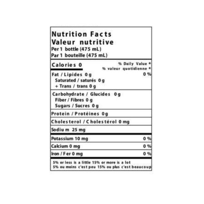 Thrive Remedies - Organic Adaptogenic Teas, 475ml Recovery Tea Ginger - nutrition facts