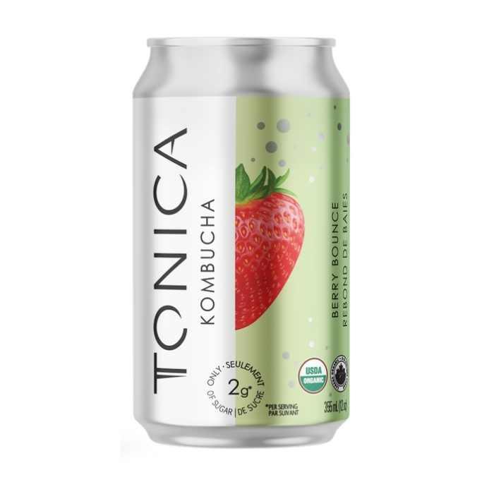 Tonica - Organic Low Sugar Kombucha berry bounce