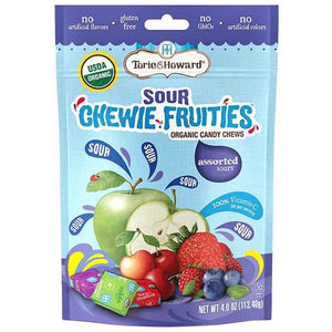 Torie & Howard - Sour Flavour Assorted Fruit Chews, 4oz