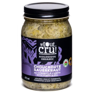 Tout Cru! - Organic Sauerkraut with Lemon and Dill, 473ml