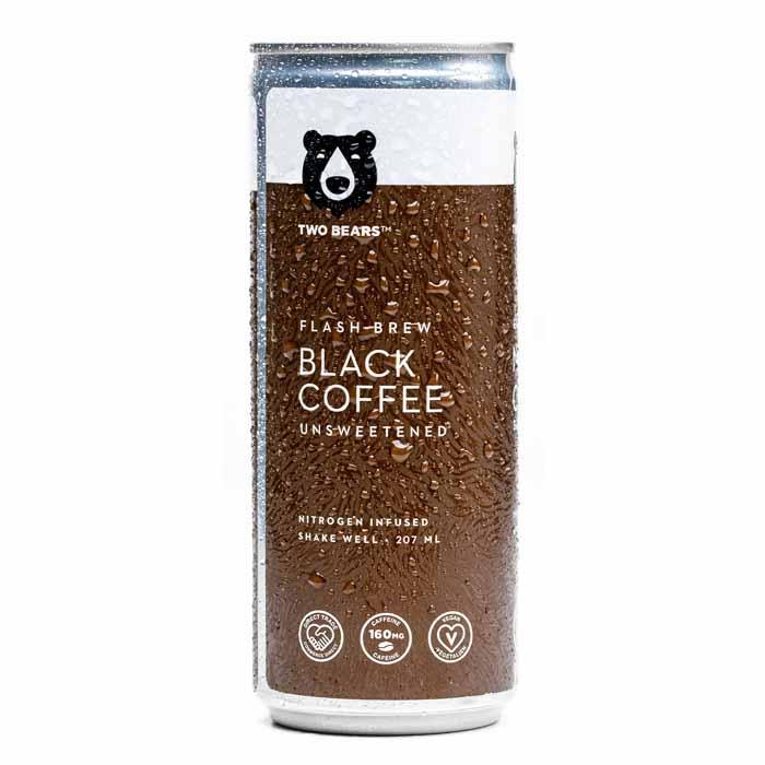Two Bears - Black Flash Brew Coffee, 250ml