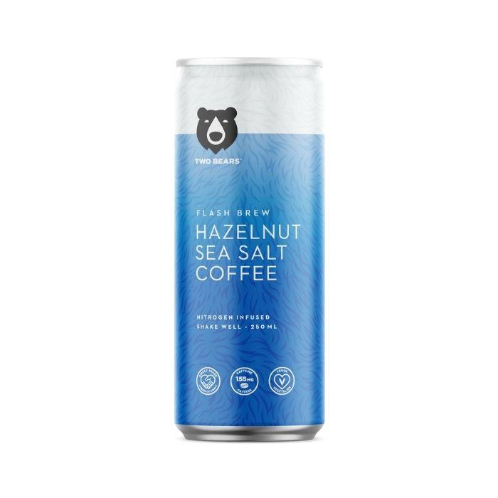 Two Bears - Hazelnut Sea Salt Flash Brew Coffee, 250ml - front