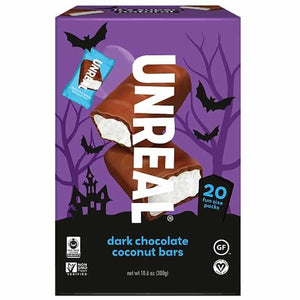 Unreal - Dark Chocolate Coconut Bar Halloween, 300g