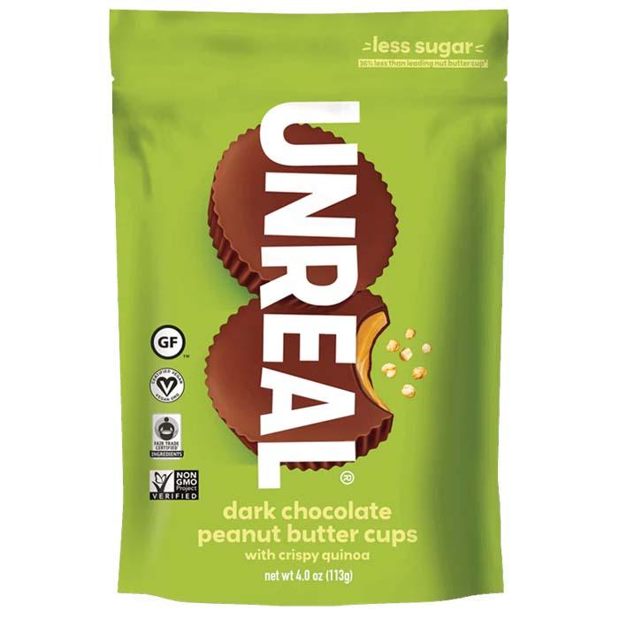 Unreal - Dark Chocolate Quinoa Peanut Butter Cups, 4oz