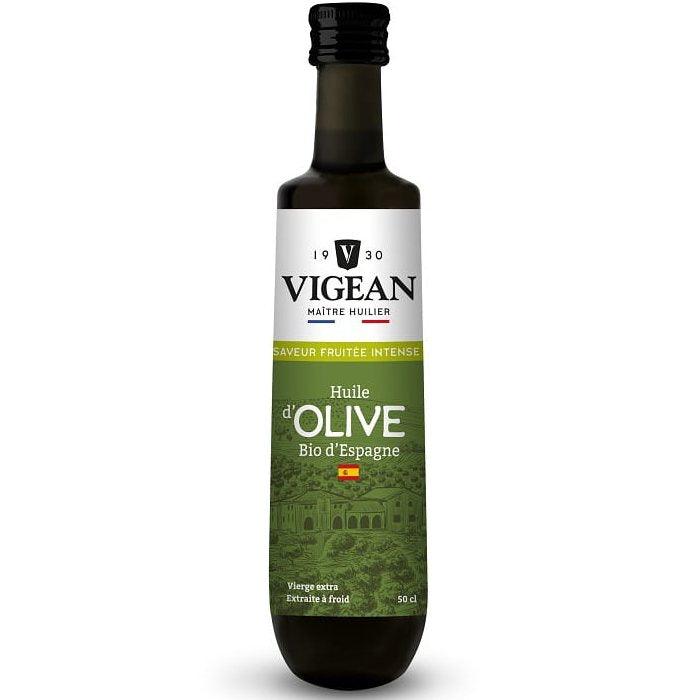 VIGEAN - Organic Intense Fruity Extra Virgin Olive Oil (Spain), 750ml