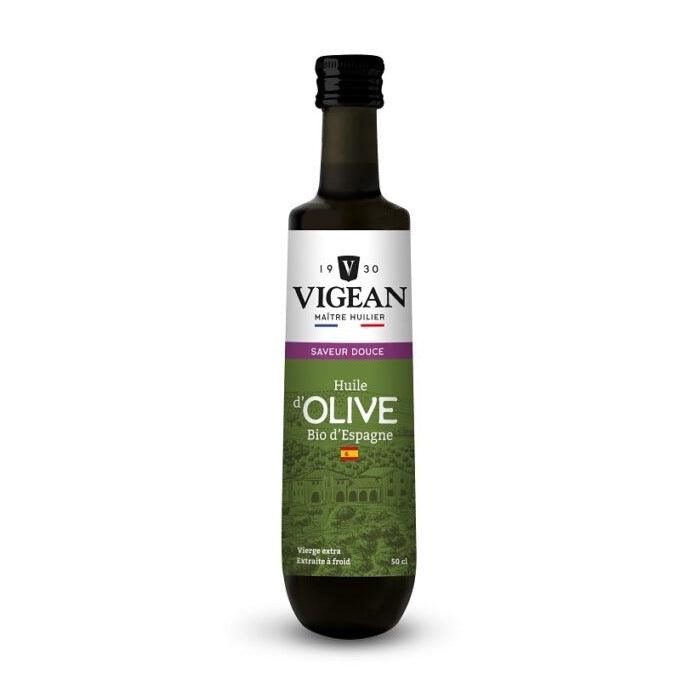 VIGEAN - Organic Mild Extra Virgin Olive Oil (Spain), 500ml