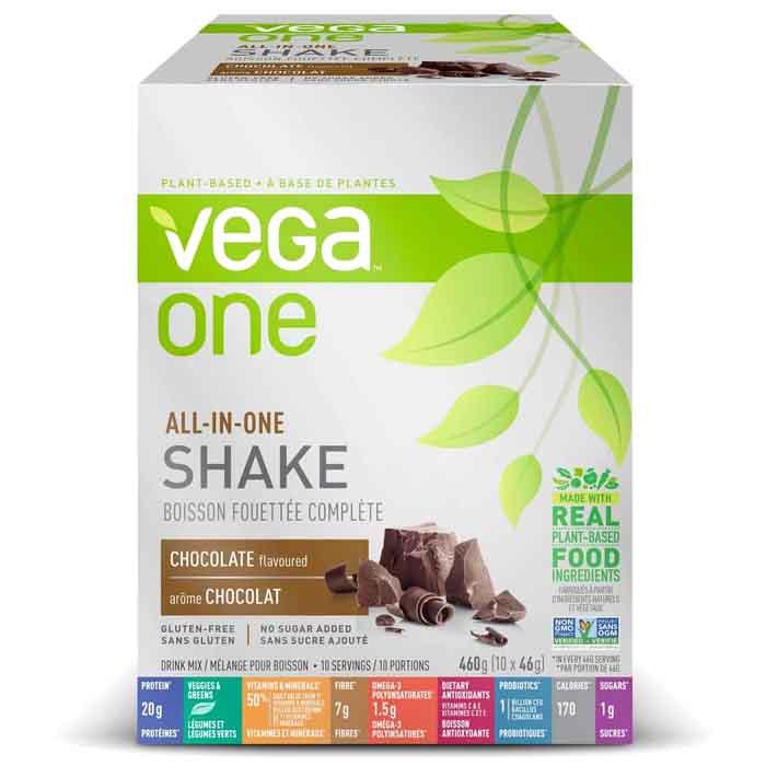 Vega - One - All-in-One Shake Chocolate , 10x46g Sachets