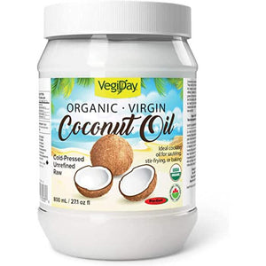 VegiDay - Organic Virgin Coconut Oil, 800ml