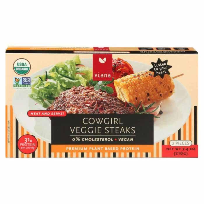 Viana - Organic Cowgirl Veggie Steaks