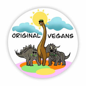 Wander River - Original Vegans Dinosaurs Sticker