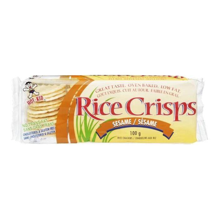 Hot-Kid - Rice Crisps Crackers, 100g | Sesame