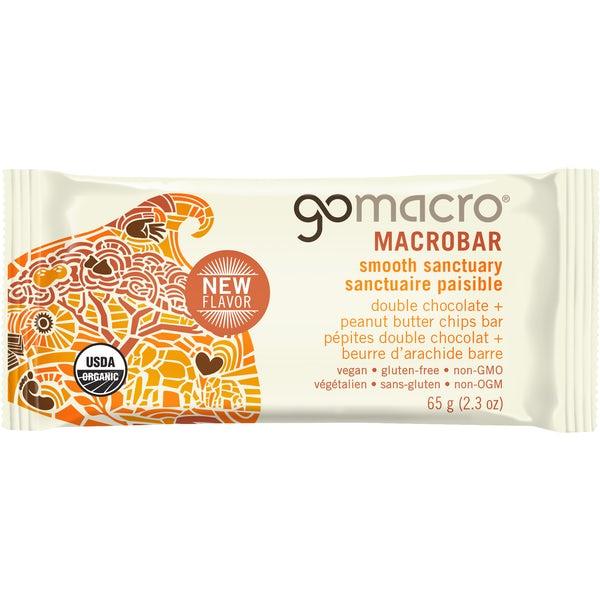 Gomacro Protein Bar - Double Chocolate & Peanut Butter Chips, 2.4 Oz