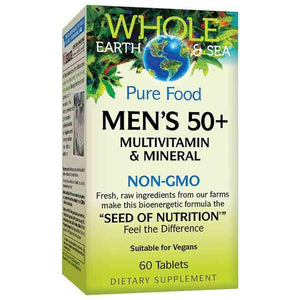 Whole Earth & Sea - Mens 50+ Multivitamin & Mineral, 60 Tablets