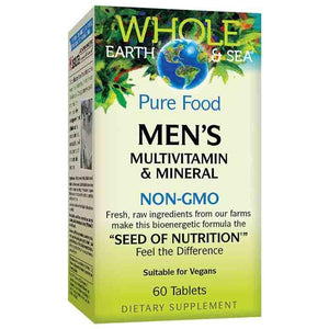 Whole Earth & Sea - Mens Multivitamin & Mineral, 60 Tablets