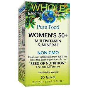 Whole Earth & Sea - Womens 50+ Multivitamin & Mineral, 60 Tablets