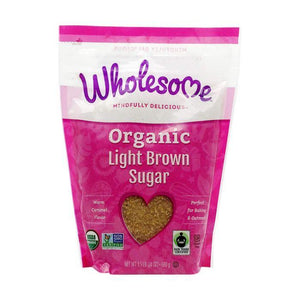 Wholesome – Organic Light Brown Sugar, 24 oz